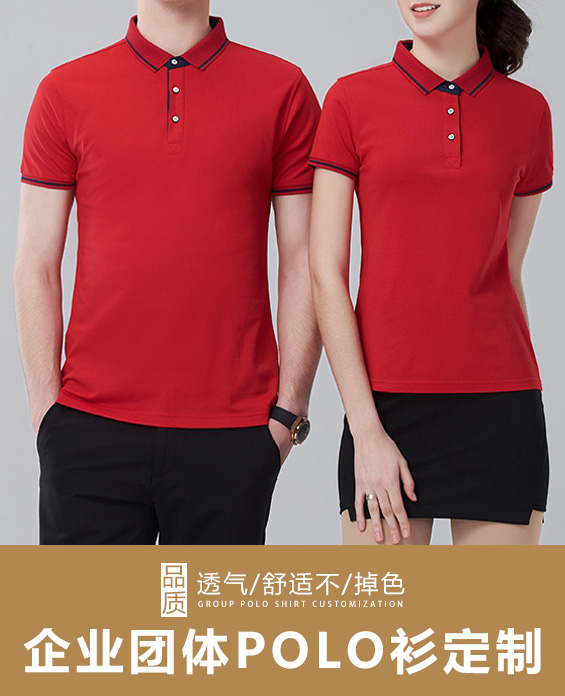 企业团体POLO衫定制展示图